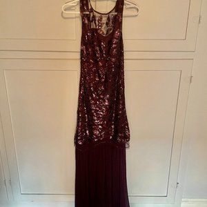 Beautiful Evening  Purple Gown - Size 4
